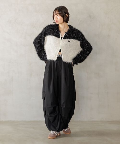 Anui / TRタックパラシュートパンツ / ブラック セール】【UNISEX/3サイズ展開】TRタックパラシュートパンツ