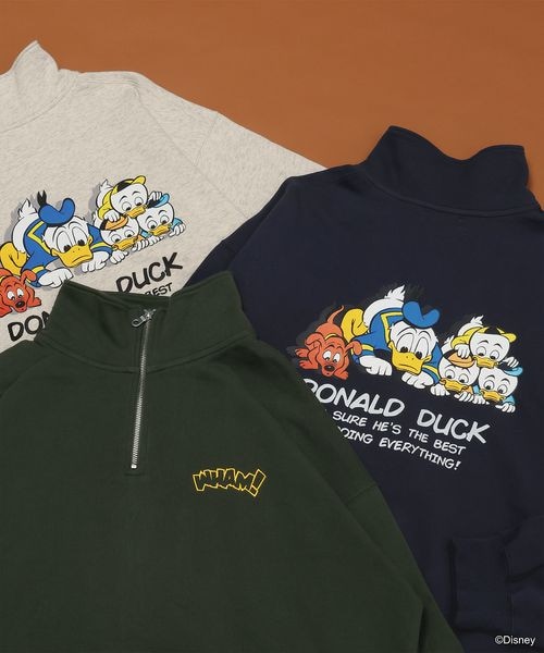 PAGEBOY（ページボーイ）の「PBLIM/ドナルド/ハーフZIPスウェット