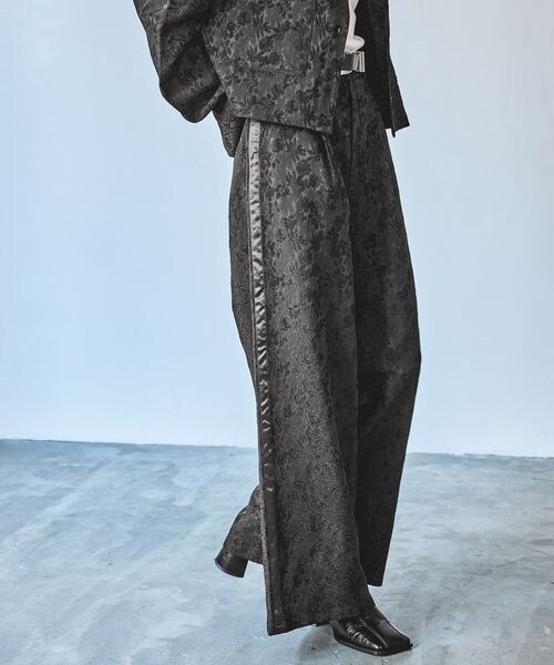 PAGEBOY（ページボーイ）の「レースジャガードワイドパンツ（パンツ・オフホワイト05/ブラック09・F）」の9枚目の写真