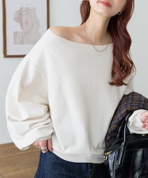 DISCOAT | モチモチワンショルプルオーバー《WEB限定カラーあり》(ニット/セーター)