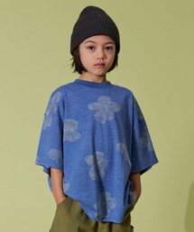 pairmanon（ペアマノン）の「半袖 ヴィンテージ風 総柄 Tシャツ（トップス）」