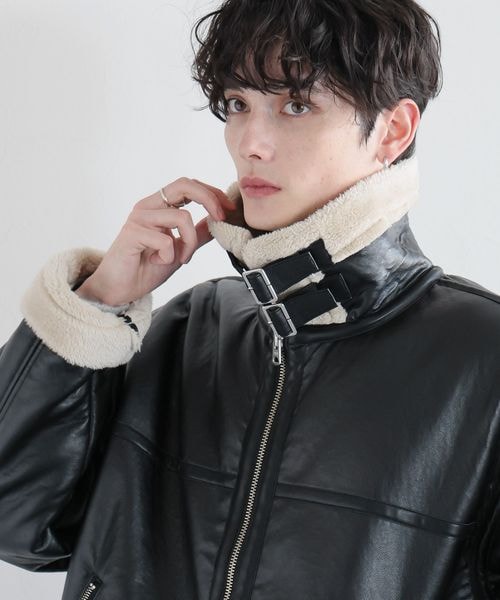 RAGEBLUE（レイジブルー）の「B-3/シンセティックレザーフライト