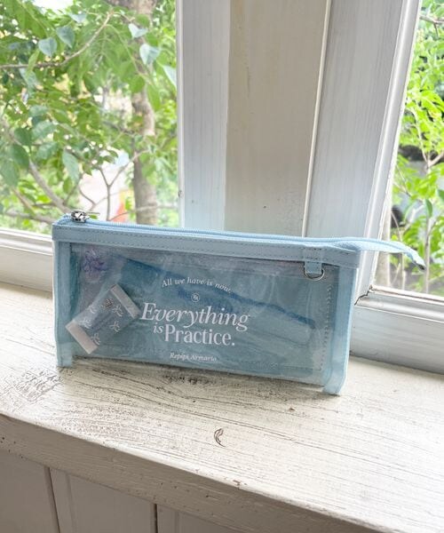 repipi armario（レピピ アルマリオ）の「3ROOMペンケース（財布/小物・ホワイト01/ブラック09/サックスブルー83・ONESIZE）」の6枚目の写真