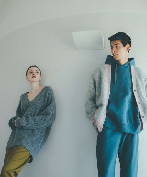 O0u（オーゼロユー）の「アルパカ7GVネックニット（）」 - WEAR