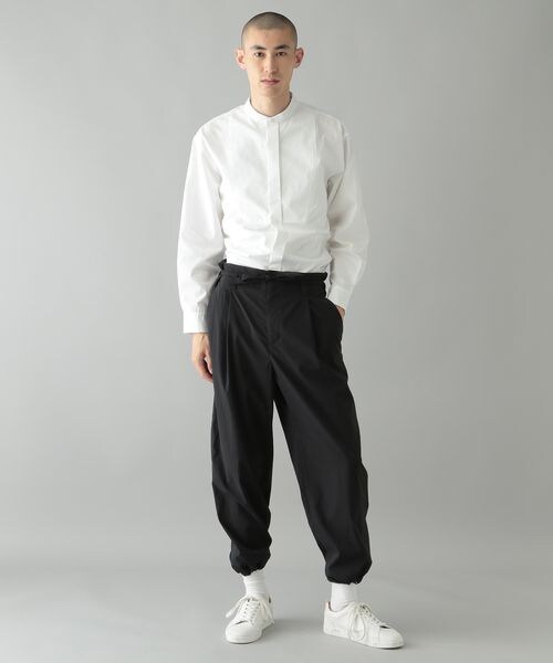 O0u(オーゼロユー)の「ボサムシャツ(トップス・ホワイト01/サックス82・S/M/L)」の17枚目の写真
