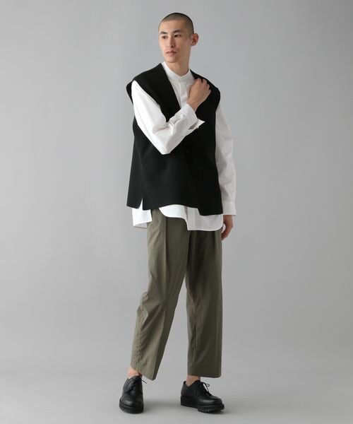 O0u(オーゼロユー)の「ボサムシャツ(トップス・ホワイト01/サックス82・S/M/L)」の14枚目の写真