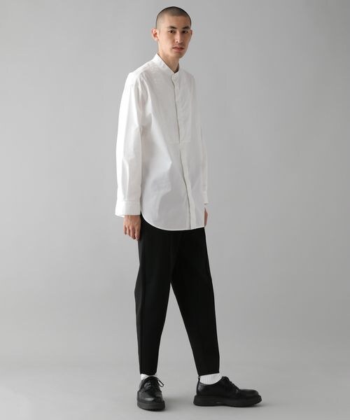 O0u(オーゼロユー)の「ボサムシャツ(トップス・ホワイト01/サックス82・S/M/L)」の12枚目の写真