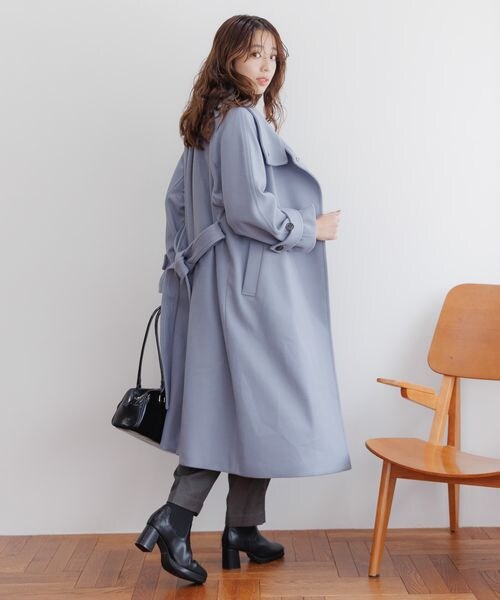 mysty woman（ミスティウーマン）の「Ｗベルトテーパードパンツ（その他・レディース・グレー15/チャコール18/グレージュ51/ダークブラウン58/ブルーグレー82・F）」の12枚目の写真