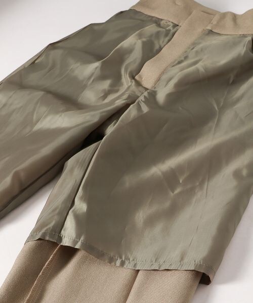 mysty woman(ミスティウーマン)の「センタープレスハイウエストパンツ(その他・レディース・チャコール18/ベージュ52・F)」の21枚目の写真