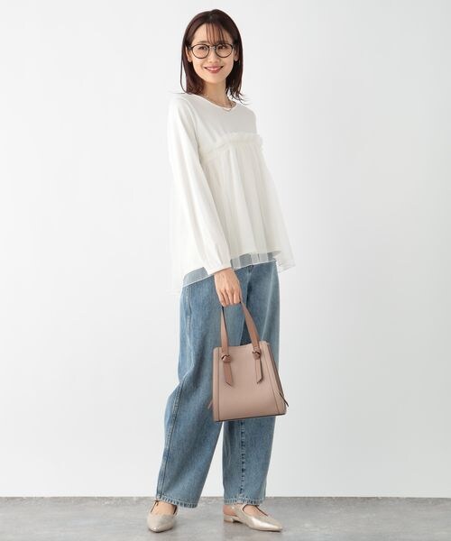 ぷりんページ mizuiro ind ポプリンハーフスリーブシャツ｜ MARcourt ONLINE