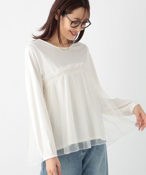 ぷりんページ GLOBAL WORK（グローバルワーク）の「MATINEE LINE/チュール