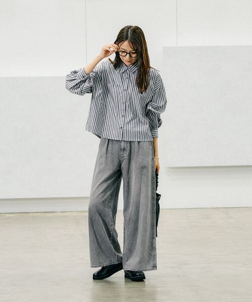 GLOBAL WORK（グローバルワーク）の「GOODデニムタックワイド