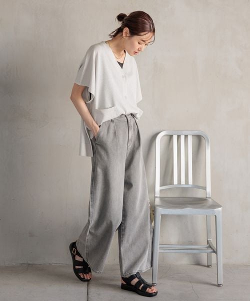 GLOBAL WORK（グローバルワーク）の「GOODデニムタックワイド