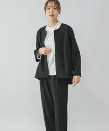 GLOBAL WORK（グローバルワーク）の「一部店舗限定/ノーカラージャケット＊ブラウスパンツセット/133635（その他）」