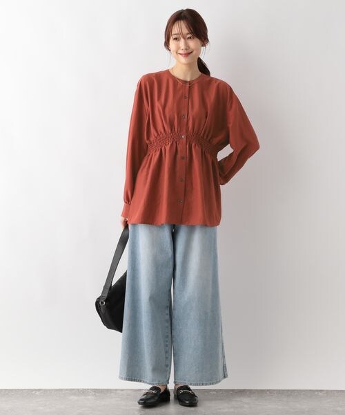 専用です シャーリングシャツ長袖/141724（シャツ/ブラウス）｜GLOBAL