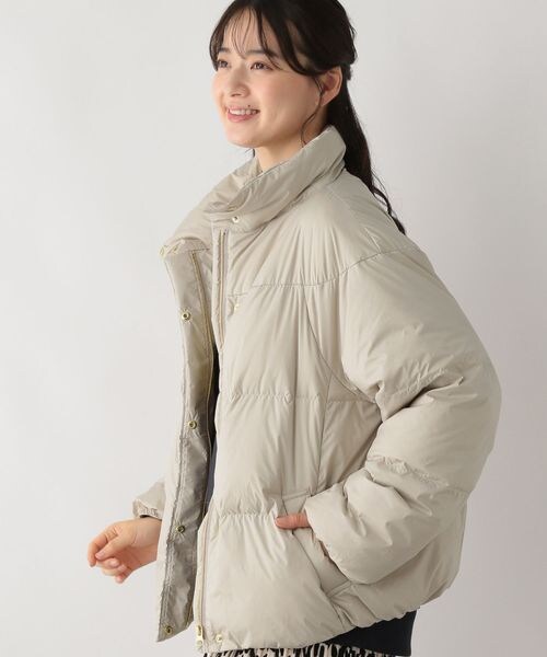 GLOBAL WORK Smile Seed Store（グローバルワーク スマイルシードストア）の「スタンドダウンブルゾン/132129（ジャケット/アウター・アイボリー08/ブラック09・S/M/L/XL）」の12枚目の写真