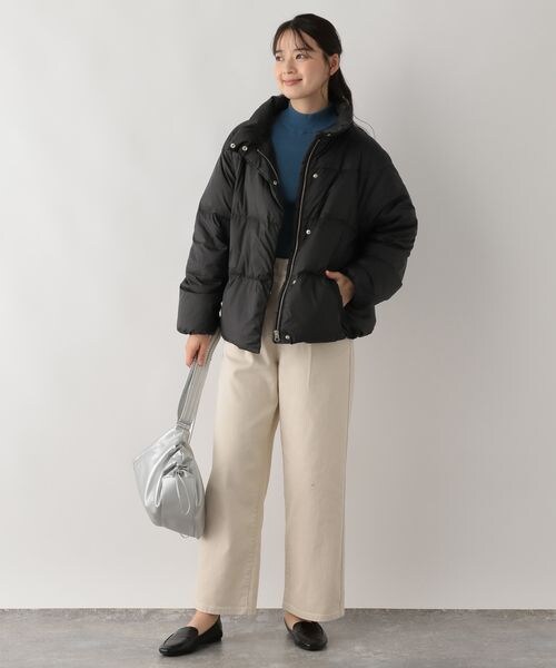 GLOBAL WORK Smile Seed Store（グローバルワーク スマイルシードストア）の「スタンドダウンブルゾン/132129（ジャケット/アウター・アイボリー08/ブラック09・S/M/L/XL）」の19枚目の写真