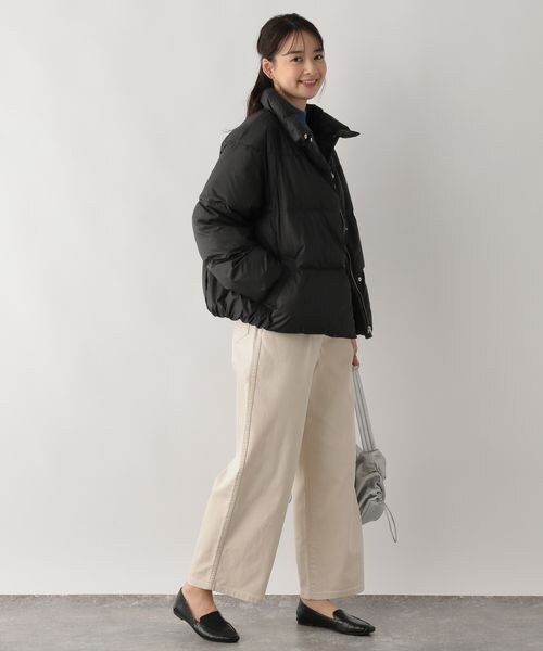 GLOBAL WORK Smile Seed Store（グローバルワーク スマイルシードストア）の「スタンドダウンブルゾン/132129（ジャケット/アウター・アイボリー08/ブラック09・S/M/L/XL）」の18枚目の写真