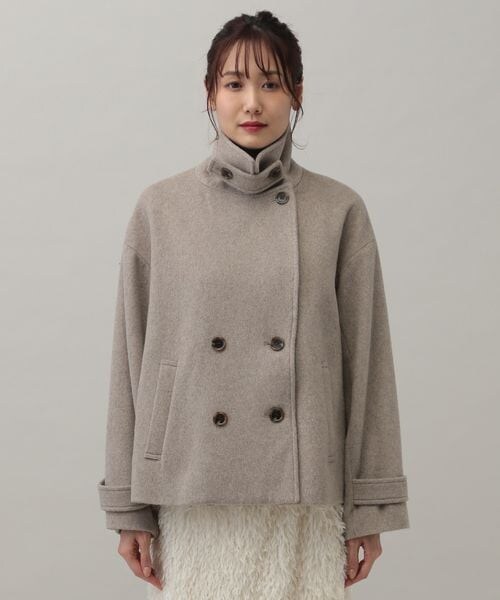 新品　MATINEE LINE ウール2WAYネックジャケット　Lサイズ GLOBAL WORK（グローバルワーク）の「MATINEE LINE/ウール2WAYネック