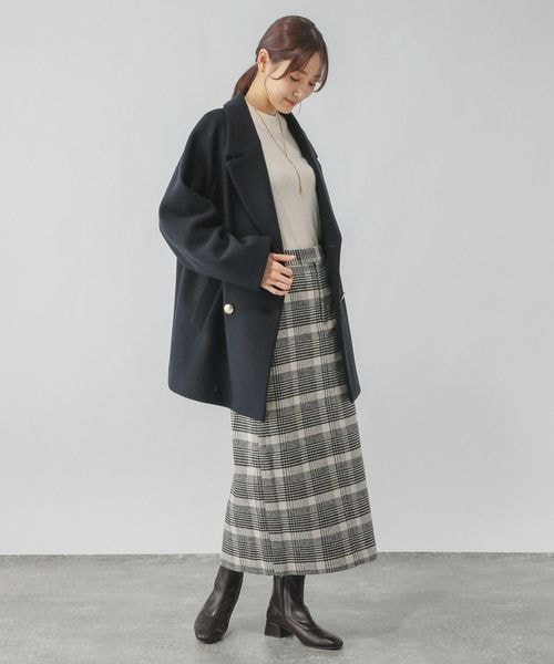 nページ GLOBAL WORK（グローバルワーク）の「洗えるウールライクIライン