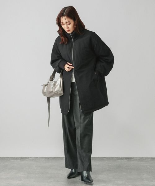 GLOBAL WORK（グローバルワーク）の「洗えるスタンドミドルブルゾン