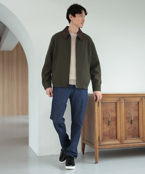 GLOBAL WORK（グローバルワーク）の「軽やかストレッチブルゾン