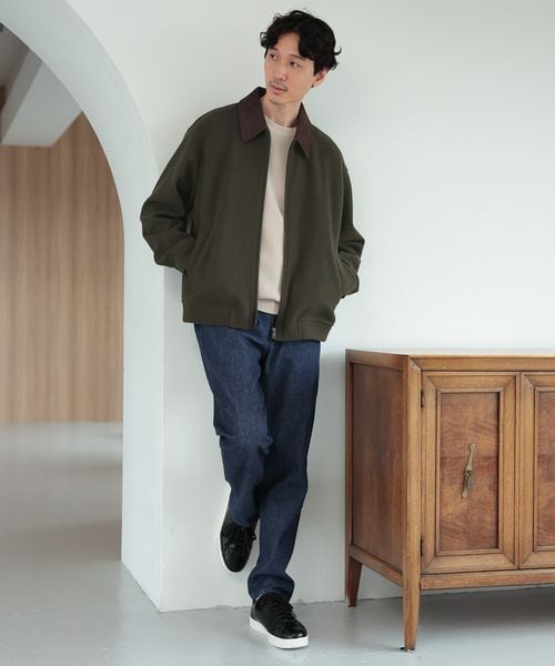 GLOBAL WORK（グローバルワーク）の「軽やかストレッチブルゾン