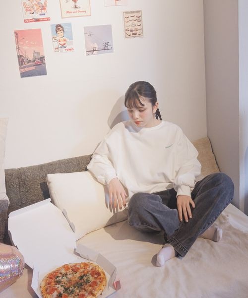 GLOBAL WORK（グローバルワーク）の「アカヌケグラフィックスウェット