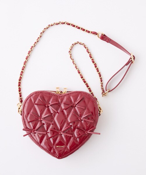 one after another NICE CLAUP（ワンアフターアナザーナイスクラップ）の「【Heart collection】ハートショルダーバッグ（ショルダーバッグ・レディース・ブラック/レッド/ピンク系その他/レオパード・FREE）」の3枚目の写真