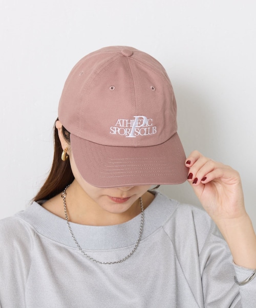 COLLAGE GALLARDAGALANTE（コラージュガリャルダガランテ）の「【PAPILLONNER/パピヨネ】SPORTSCLUBキャップ（キャップ・レディース・ベージュ/ピンク/ネイビー・F）」の3枚目の写真