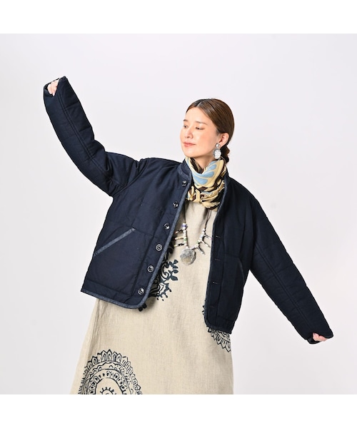 45R（フォーティファイブアール）の「オックスキルト×厚ナイロン