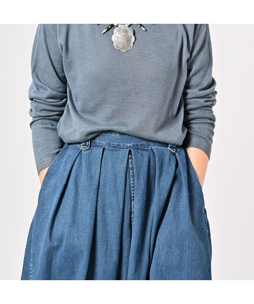 45R☆45プチデニムのブルマパンツ（重） 45R（フォーティファイブアール）の「45プチデニムのブルマ