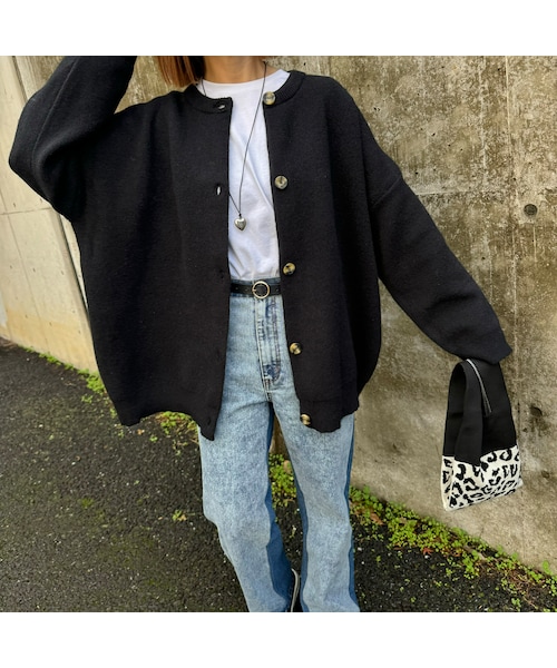 copine（コピン）の「オーバーサイズニットカーディガン