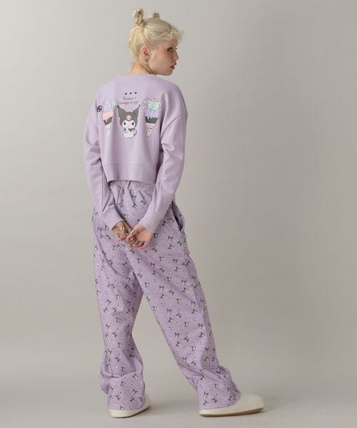 FOREVER 21（フォーエバー トゥエンティーワン）の「ルームウェア（その他・レディース・オフホワイト05/パープル90・FREE）」の2枚目の写真