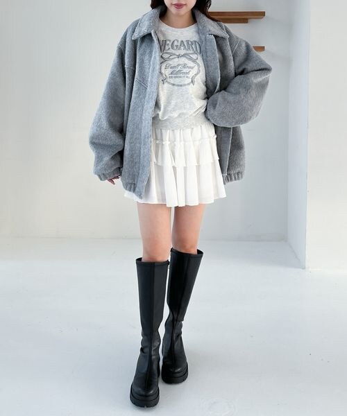 Heather（ヘザー）の「スタンドシャギーミドルブルゾン（）」 - WEAR
