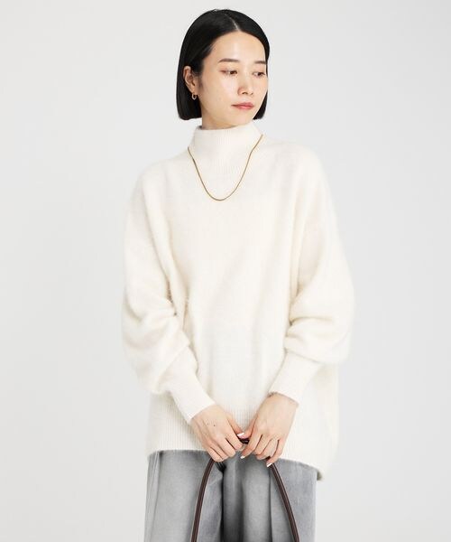BABYLONE（バビロン）の「FOXカシミヤタートルチュニック