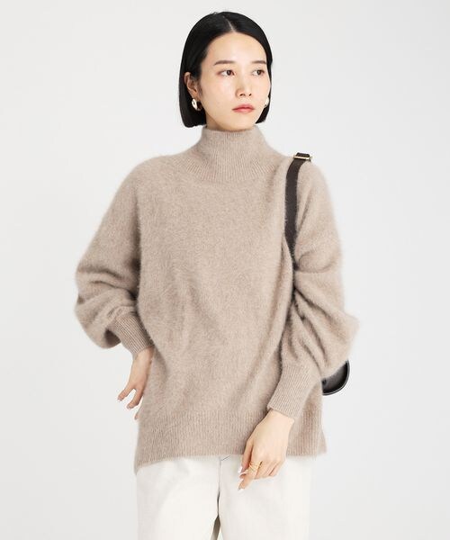 BABYLONE（バビロン）の「FOXカシミヤタートルチュニック