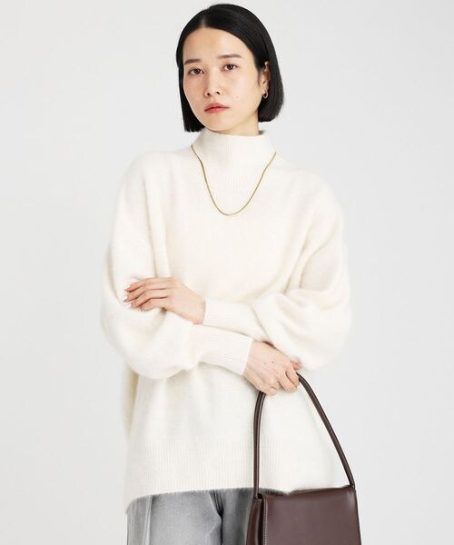 BATONERカシミアフォックスチュニック Batoner / Cashmere Fox Unique Turtleneck | Dresswell（ドレスウェル）
