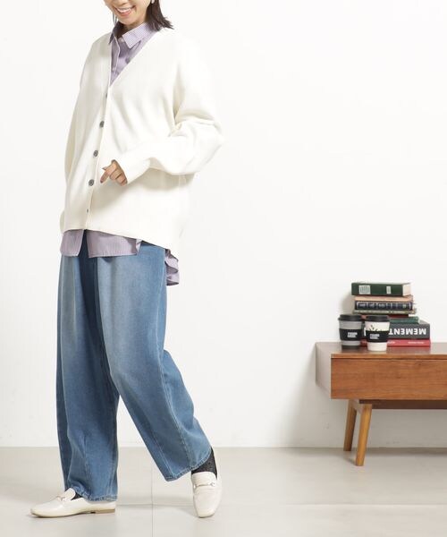 FOUND GOOD（ファウンドグッド）の「コンフォートミドルニットＣＤ/31035034（トップス・ホワイト05/ブラック09/レッド38/ブラウン52/グリーン72/ブルー85・M/L）」の10枚目の写真