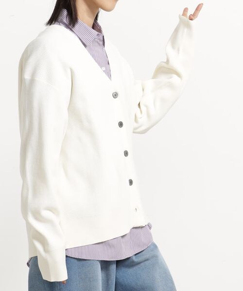 FOUND GOOD（ファウンドグッド）の「コンフォートミドルニットＣＤ/31035034（トップス・ホワイト05/ブラック09/レッド38/ブラウン52/グリーン72/ブルー85・M/L）」の8枚目の写真