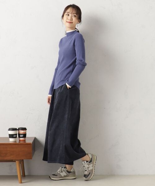 FOUND GOOD（ファウンドグッド）の「ＥＡＳＹコーデュロイスカーチョ/31045061（パンツ・ホワイト08/ブラック09/ブラウン52/ブルー82・S/M/L）」の12枚目の写真