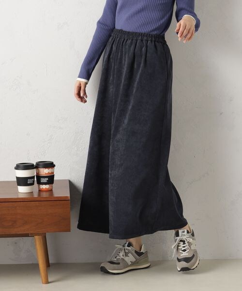 FOUND GOOD（ファウンドグッド）の「ＥＡＳＹコーデュロイスカーチョ/31045061（パンツ・ホワイト08/ブラック09/ブラウン52/ブルー82・S/M/L）」の9枚目の写真