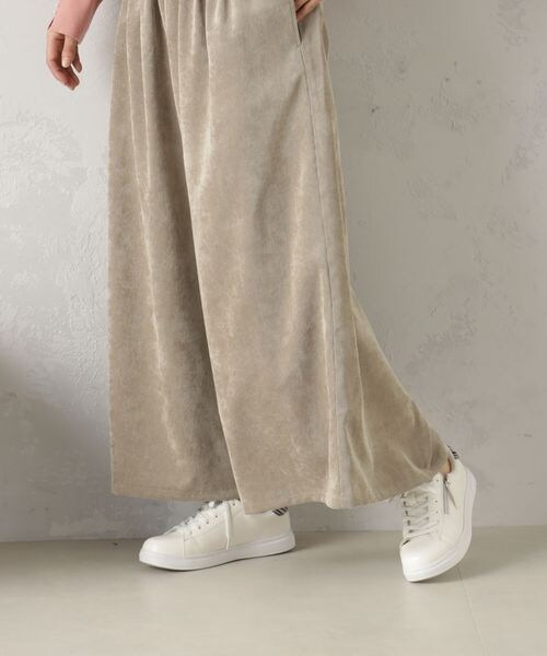 FOUND GOOD（ファウンドグッド）の「ＥＡＳＹコーデュロイスカーチョ/31045061（パンツ・ホワイト08/ブラック09/ブラウン52/ブルー82・S/M/L）」の16枚目の写真