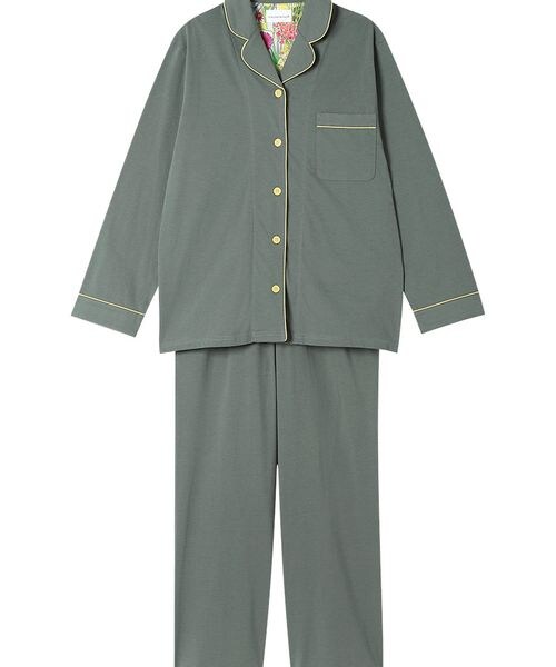 une nana cool(ウンナナクール)の「ハイゲージ天竺パジャマ /LP6411(その他・IV_アイボリー/CR_クリーム/BL_ブラック/GY_グレー/LG_チャコールグレー/PI_ピンク/RP_ロマンピンク/SP_シェルピンク/EN_エンジ/CB_シェルベージュ/BE_ベージュ/BS_サンドベージュ/DR_シナモンブラウン/BR_ブラウン/OB_ダークブラウン/OC_カカオ/YE_イエロー/KA_カラシ/GR_グリーン/OV_オリーブ/SX_サックス/GB_グレイッシュブルー/BU_ブルー/KO_ネイビー/VI_ヴァイオレット・M/L)」の13枚目の写真