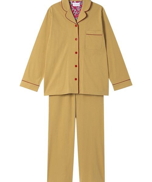 une nana cool(ウンナナクール)の「ハイゲージ天竺パジャマ /LP6411(その他・IV_アイボリー/CR_クリーム/BL_ブラック/GY_グレー/LG_チャコールグレー/PI_ピンク/RP_ロマンピンク/SP_シェルピンク/EN_エンジ/CB_シェルベージュ/BE_ベージュ/BS_サンドベージュ/DR_シナモンブラウン/BR_ブラウン/OB_ダークブラウン/OC_カカオ/YE_イエロー/KA_カラシ/GR_グリーン/OV_オリーブ/SX_サックス/GB_グレイッシュブルー/BU_ブルー/KO_ネイビー/VI_ヴァイオレット・M/L)」の16枚目の写真