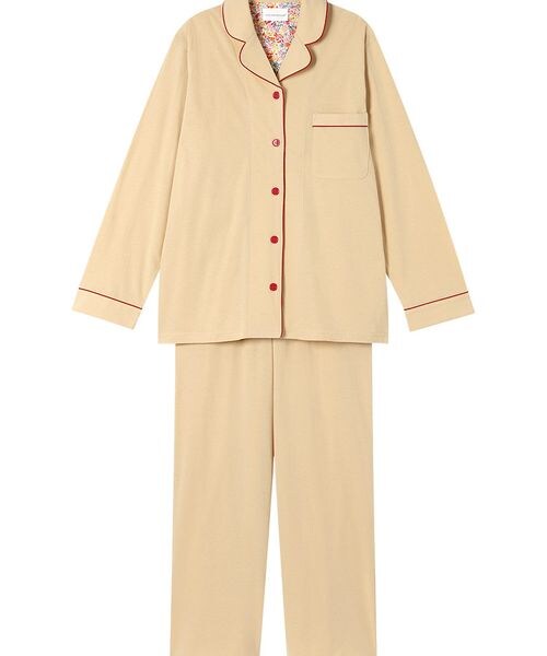 une nana cool(ウンナナクール)の「ハイゲージ天竺パジャマ /LP6411(その他・IV_アイボリー/CR_クリーム/BL_ブラック/GY_グレー/LG_チャコールグレー/PI_ピンク/RP_ロマンピンク/SP_シェルピンク/EN_エンジ/CB_シェルベージュ/BE_ベージュ/BS_サンドベージュ/DR_シナモンブラウン/BR_ブラウン/OB_ダークブラウン/OC_カカオ/YE_イエロー/KA_カラシ/GR_グリーン/OV_オリーブ/SX_サックス/GB_グレイッシュブルー/BU_ブルー/KO_ネイビー/VI_ヴァイオレット・M/L)」の17枚目の写真