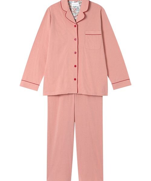 une nana cool(ウンナナクール)の「ハイゲージ天竺パジャマ /LP6411(その他・IV_アイボリー/CR_クリーム/BL_ブラック/GY_グレー/LG_チャコールグレー/PI_ピンク/RP_ロマンピンク/SP_シェルピンク/EN_エンジ/CB_シェルベージュ/BE_ベージュ/BS_サンドベージュ/DR_シナモンブラウン/BR_ブラウン/OB_ダークブラウン/OC_カカオ/YE_イエロー/KA_カラシ/GR_グリーン/OV_オリーブ/SX_サックス/GB_グレイッシュブルー/BU_ブルー/KO_ネイビー/VI_ヴァイオレット・M/L)」の1枚目の写真