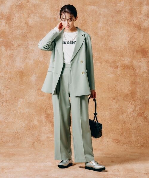 GLOBAL WORK（グローバルワーク）の「ウツクシルエットワイドパンツ