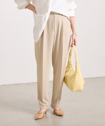 コラージュ　ジャージースリムテーパードパンツ　(マイナス3kg見え) 高機能/とろみ素材/マイナス3kg】ジャージスリムテーパード