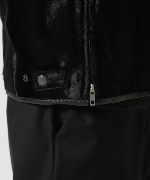 希少 YOKE VELVET FRONT ZIP VEST 24AW ヨーク GARDEN（ガーデン）の「YOKE/ヨーク/VELVET FRONT ZIP VEST